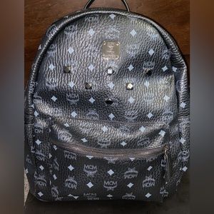 Black MCM Bookbag
